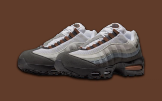 Mock-up of the Nike Air Max 95 Big Bubble in a "Fauna Brown" style.