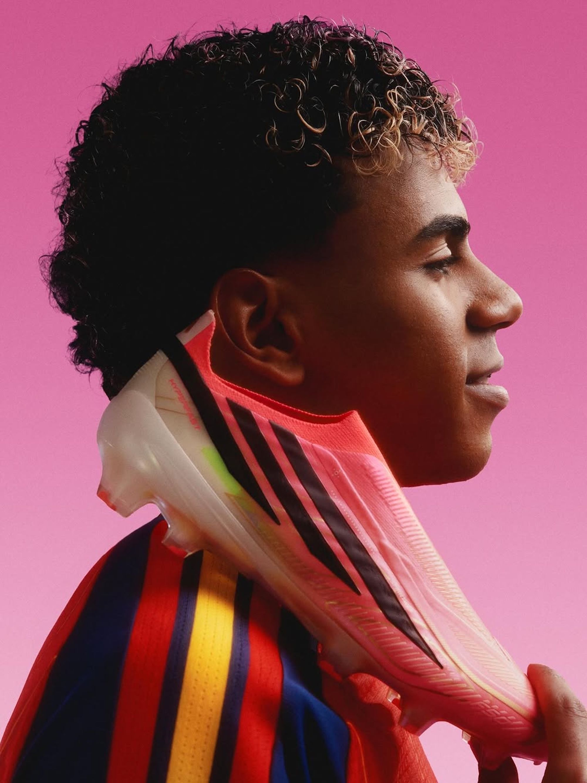 Lamine Yamal for adidas "Road to Glory" Boots Collection. Photo via adidas.