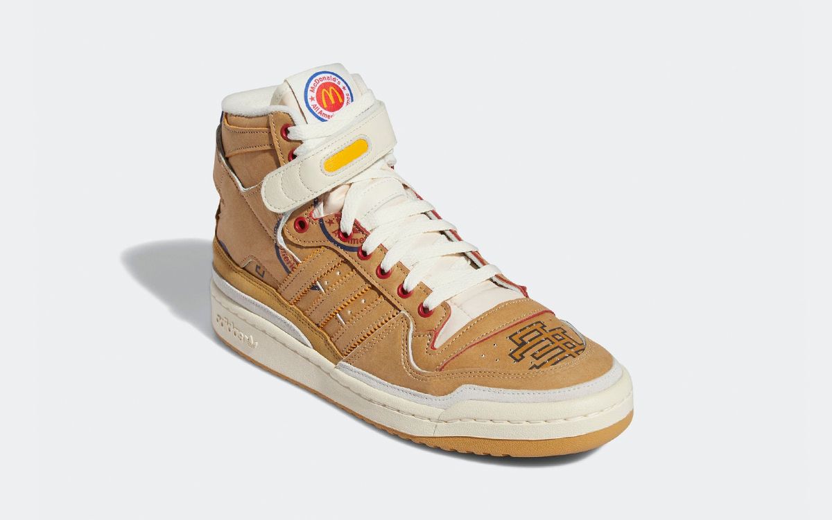Eric Emanuel x adidas Forum High “McDonald’s All-American” Nods the Humble Take-Away Paper Bag