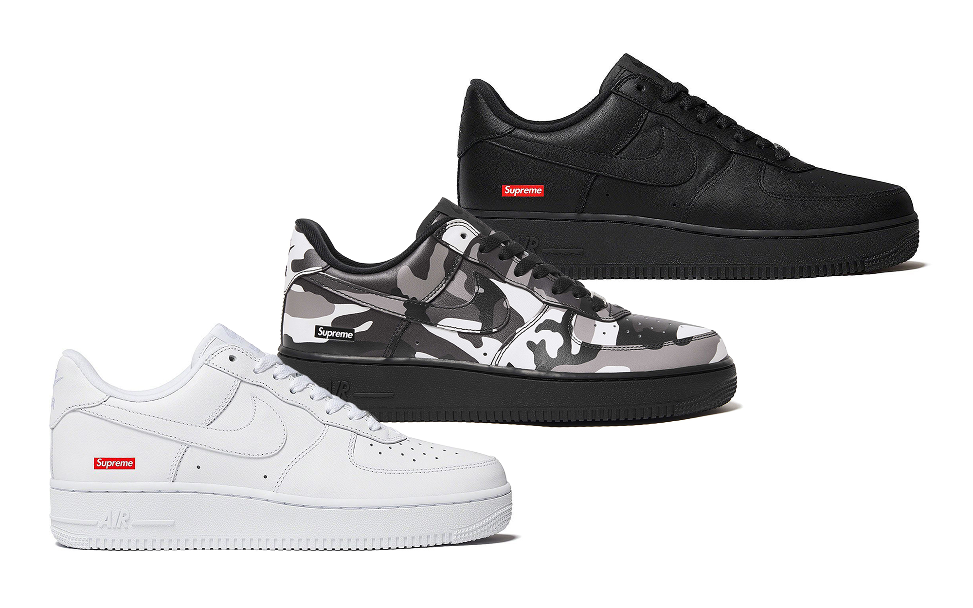 Supreme Unveils Nike Air Force 1 Trio for Fall/Winter 2026 | House