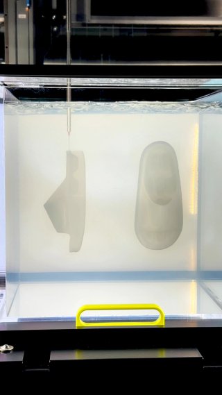 adidas CLIMACOOL+ Slides Concept Rapid Liquid Printing Process. Photo by Jovani Hernandez.