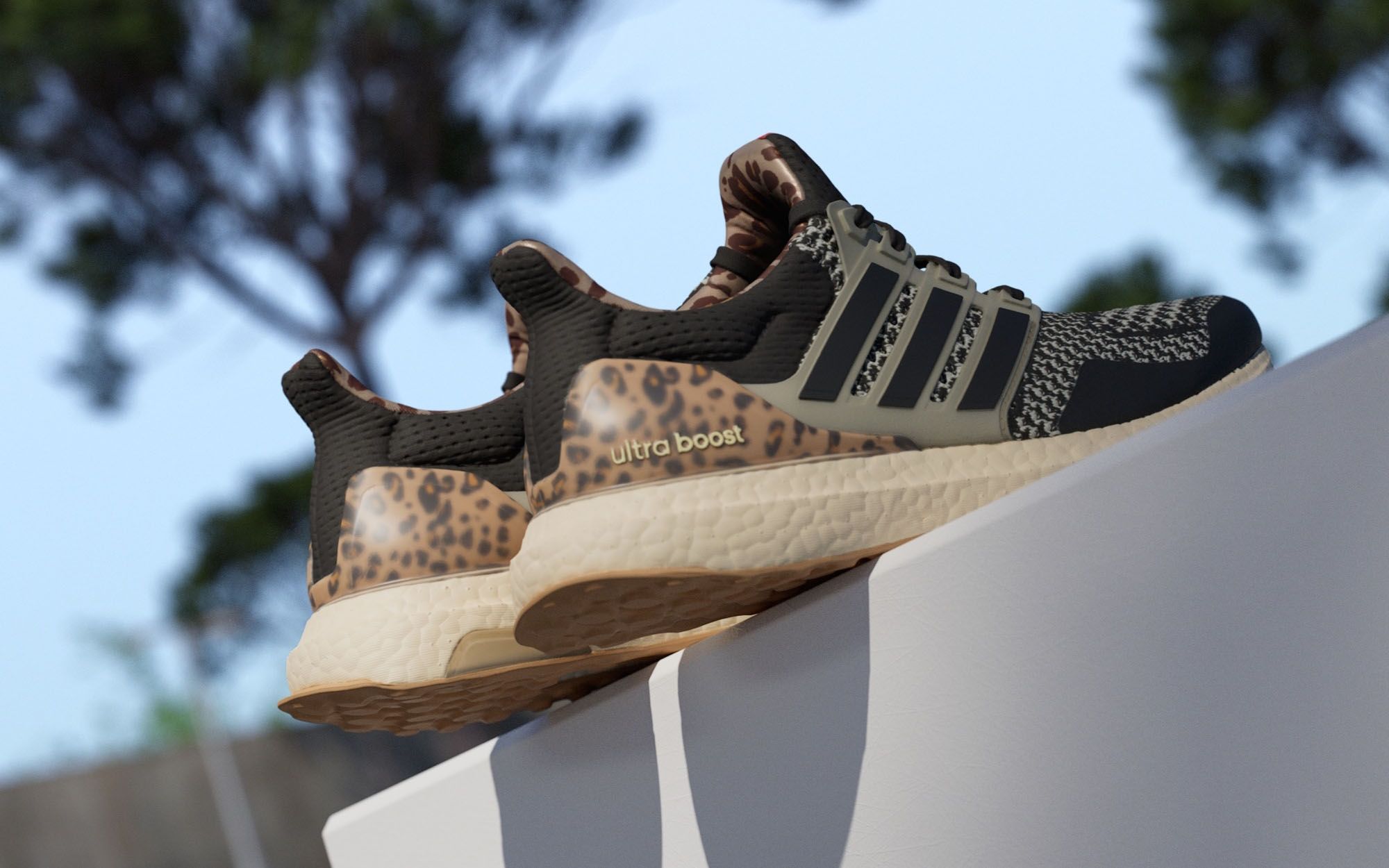 adidas gazelle silver green womens Adidas Ultraboost DNA 'Leopard' – Oneness Boutique main image 0