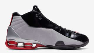 nike shox bb4 black silver red at7843 003 release date info 3