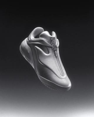 Shai Gilgeous-Alexander's Converse SHAI 001 basketball shoe in a premium "Steel" makeover.