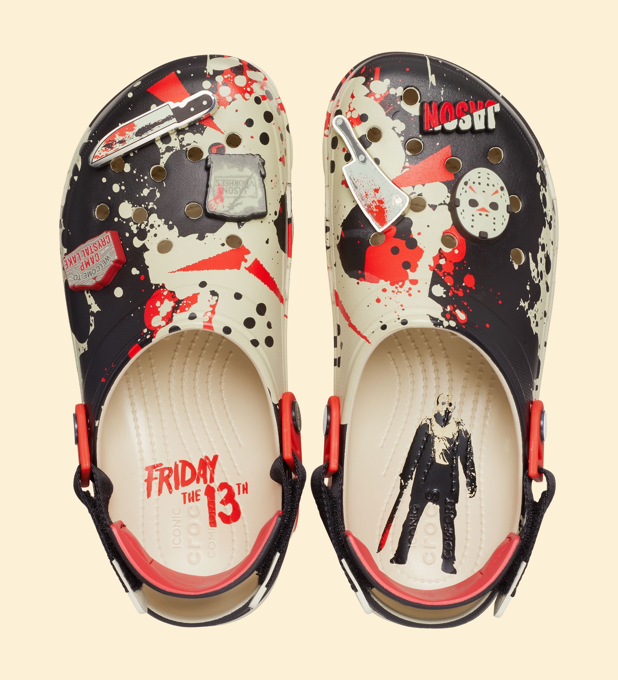 Crocs x Friday the 13th Classic Clogs Mens 9 Jason Voorhees Horror W11 New NIB Crocs  main image 2