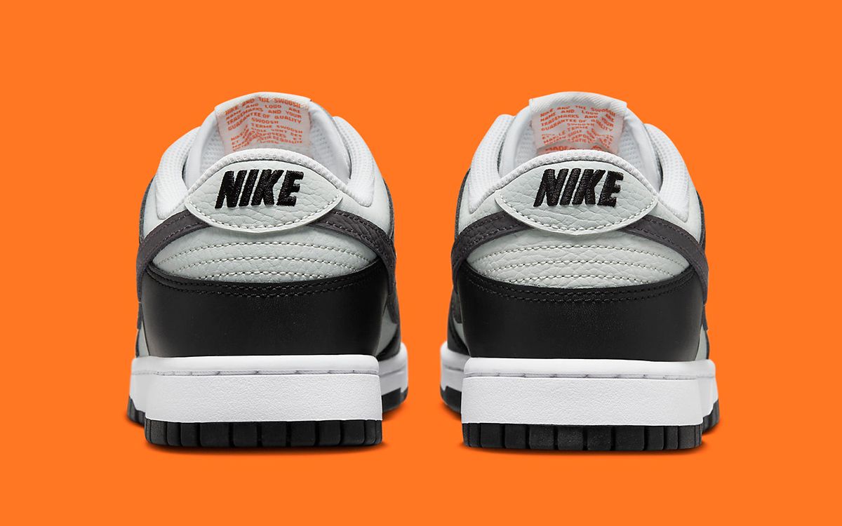 In Hand Review: Nike Dunk Low Grey Black Orange Mini Swoosh 