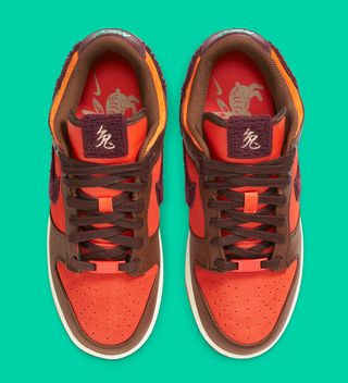 nike dunk low year of the rabbit red brown fd4203 661 release date 4