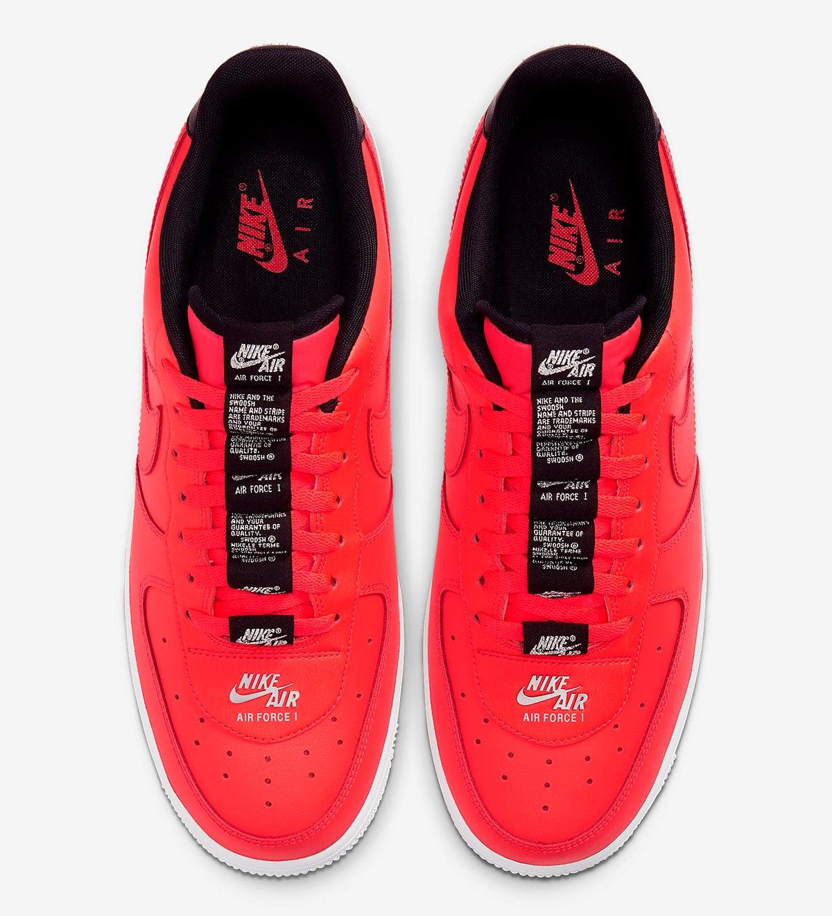 Nike air force clearance 1 black laser crimson