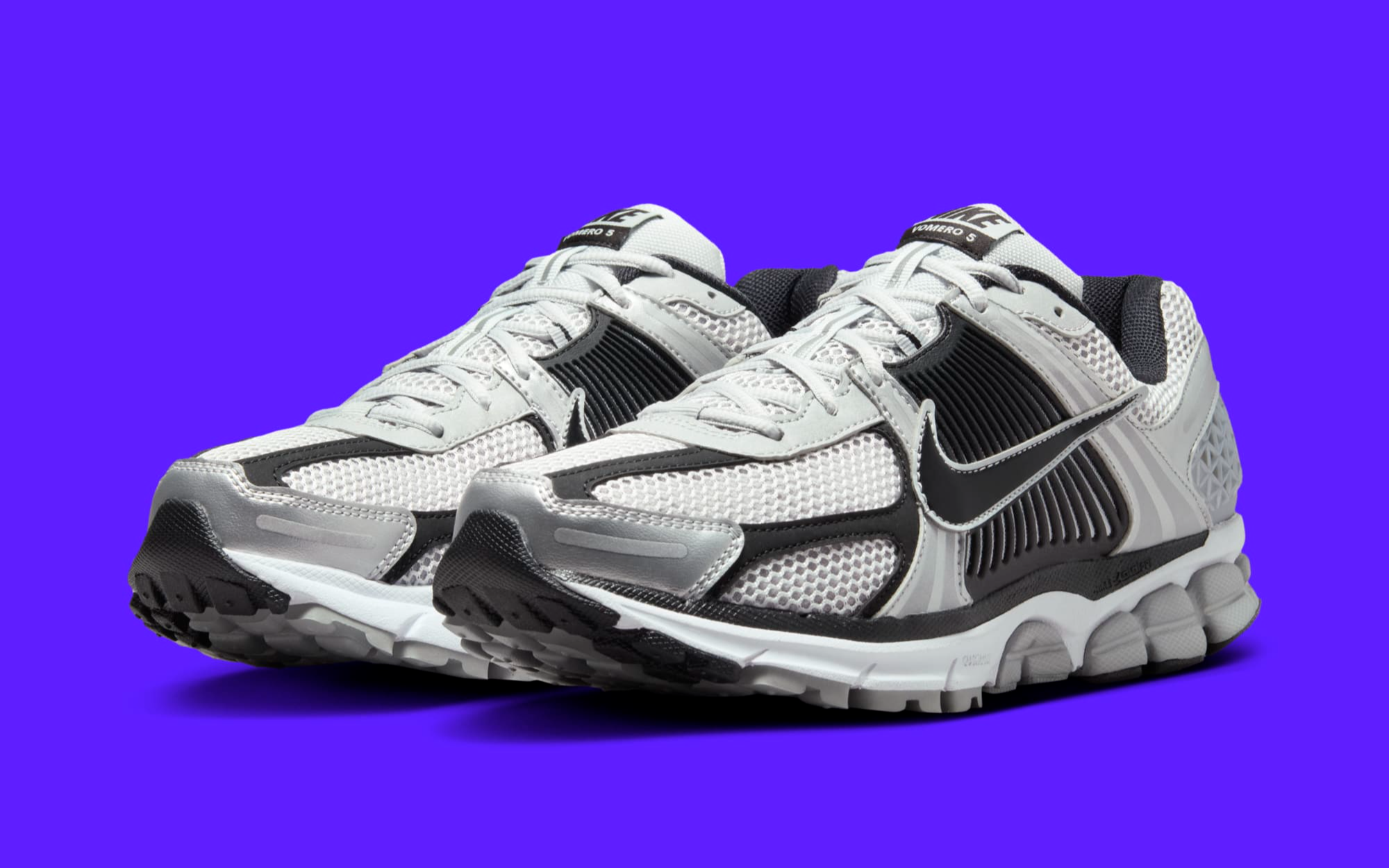 The Nike Vomero 5 Appears In Metallic Silver and Black | House of