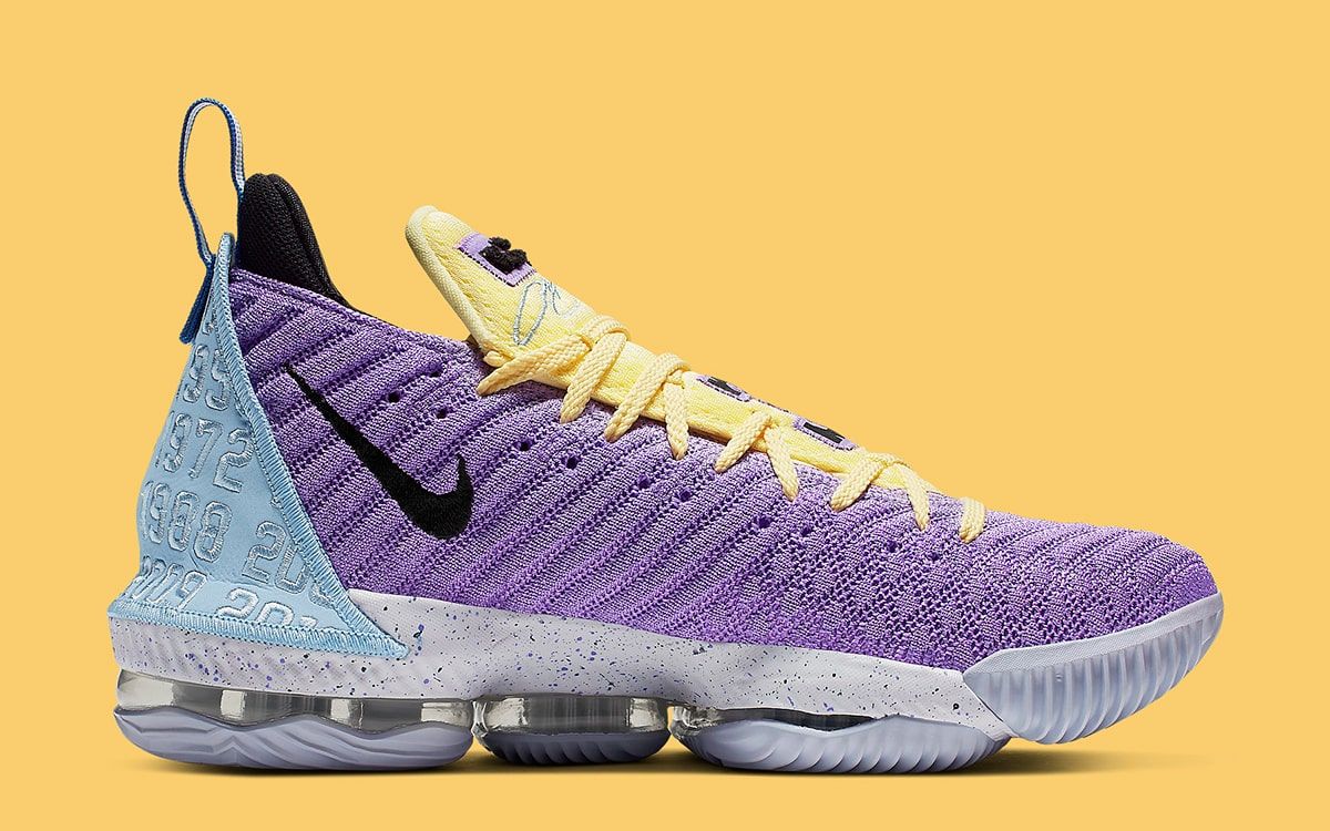 Nike lebron 16 on sale gold