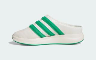 adidas ADICHILL Golf Mule "White/Green" (SKU: KH6346). Photo via adidas.