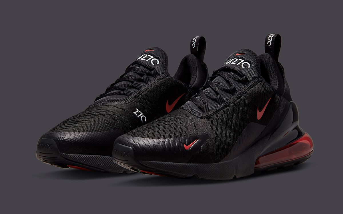 270 air max discount black and red