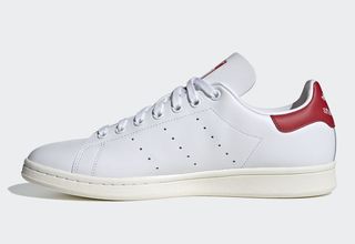 adidas stan smith smile white red fv4146 release date info 4