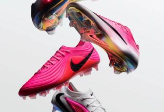 Nike Football's "Breakout" boots collection, featuring the Tiempo Maestro, Phantom 6, Mercurial Vapor 17, and Superfly 11. Photo via Nike.