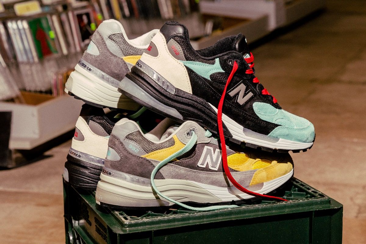 Nice Kicks x Amoeba Music x New Balance 992 Releases April 2