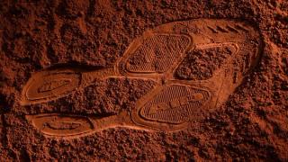 Footprint for the rumored Nike AlphaFly 4 marathon racing shoe, which hints are larger cutouts in the midsole foam and two re-shaped Air Zoom units near the forefoot.