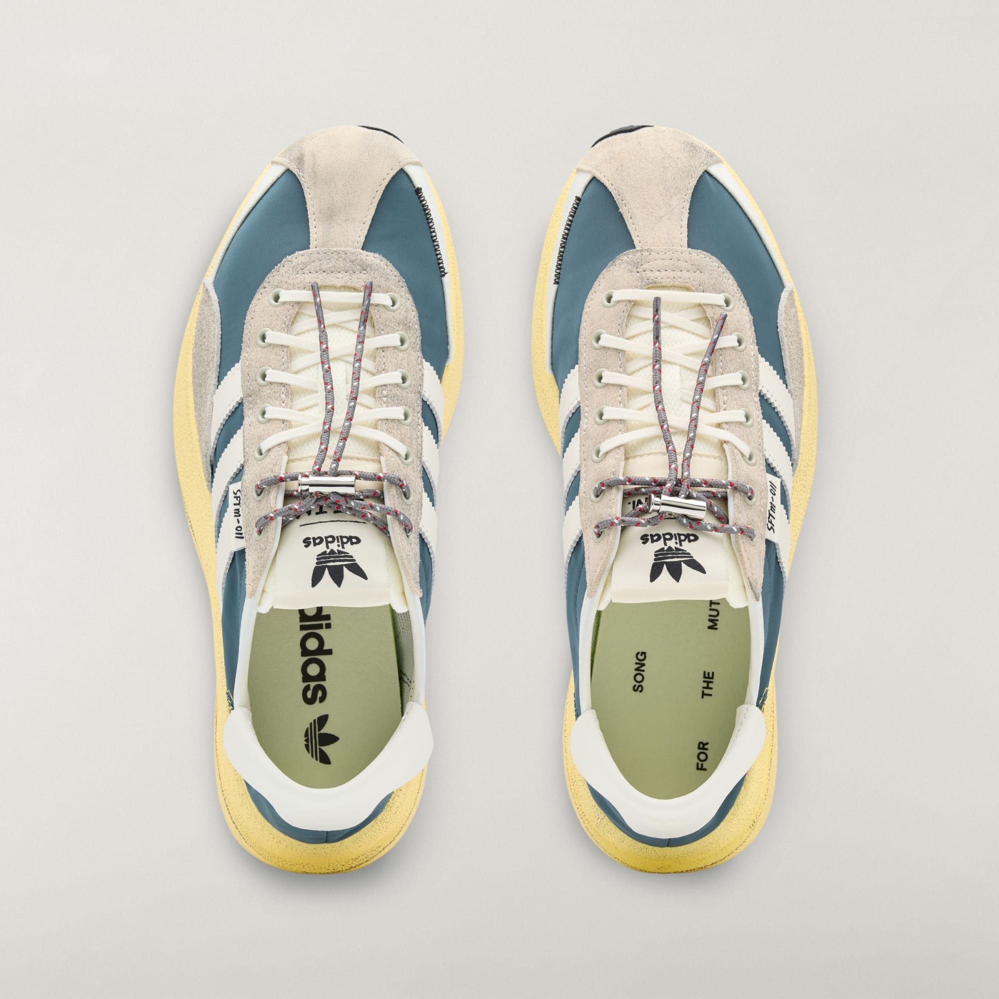Song for the Mute x adidas SL 72 Pro "Wild Teal" (SKU: HQ7603). Photo via adidas.