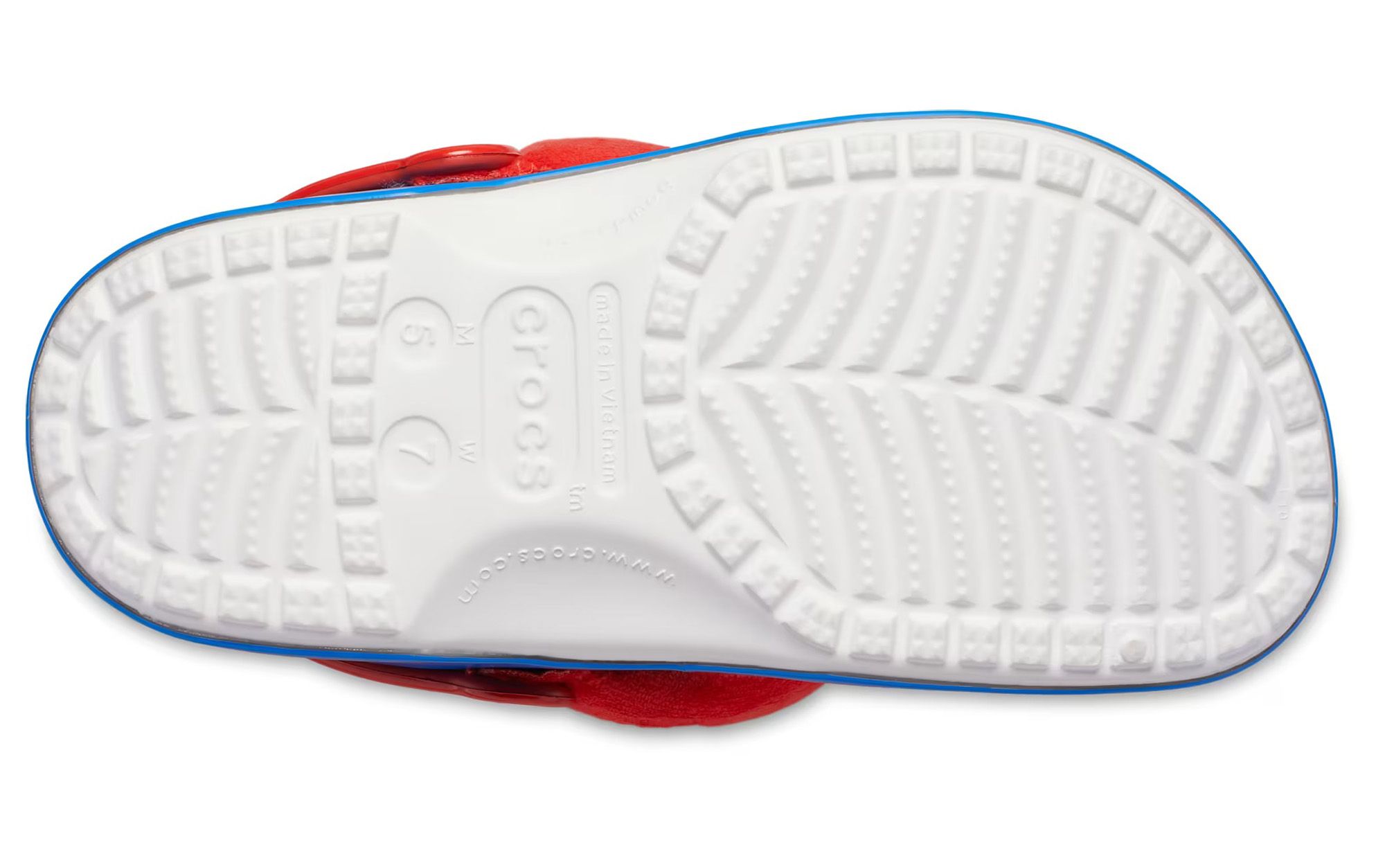 Nintendo's Super Mario Crocs Classic Clog "Mario" (SKU: 212134-90H). 
