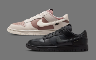 Nike Dunk Low GORE-TEX releases in "Light Bone" and "Black" makeovers.