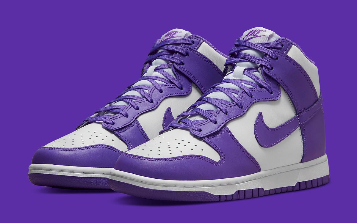 women dunk high purple