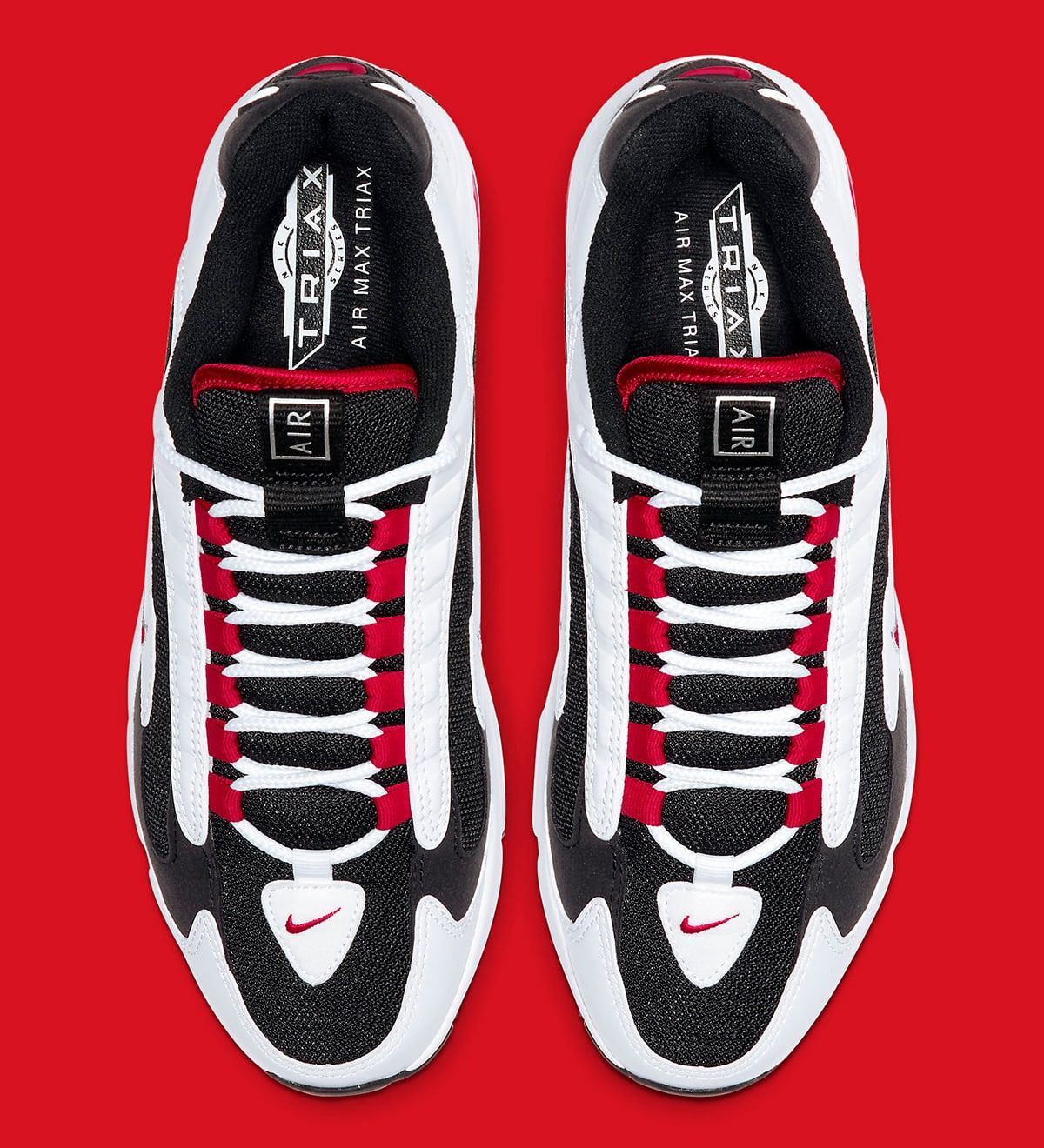 nike air max triax 96 white red black