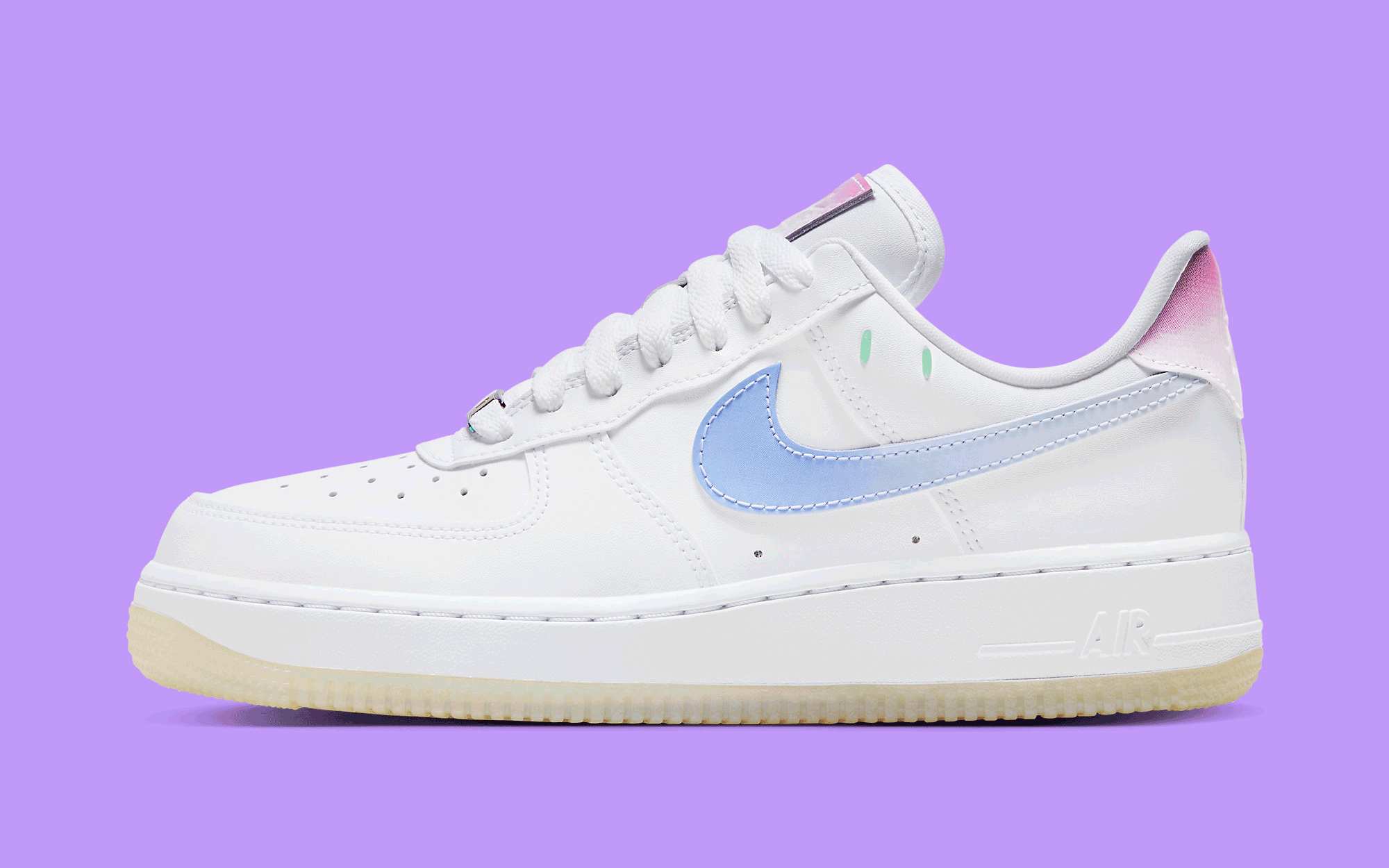 ColorChanging UV Swooshes Surface on the Air Force 1 Low for Spring