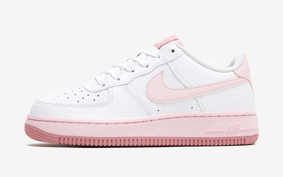 Air forces with store pink bottom