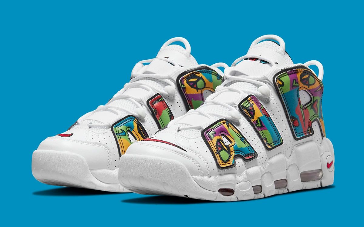 Available Now // Nike Air More Uptempo “Peace, Love, Swoosh