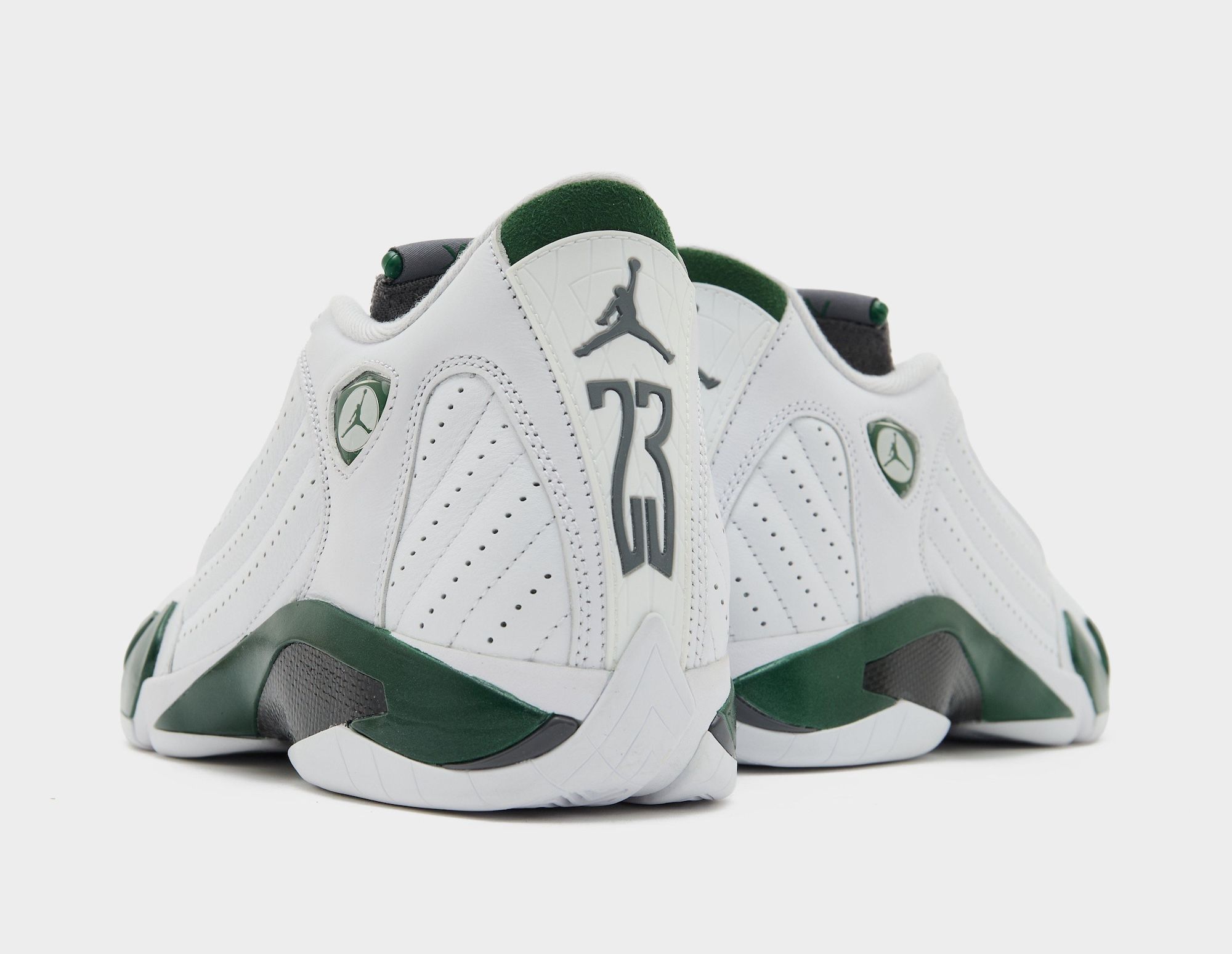 Air Jordan 14 "Forest Green" (SKU: 487471-300). Photo via size?