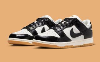 Available Now // Nike Dunk Low "Patent Croc Panda"