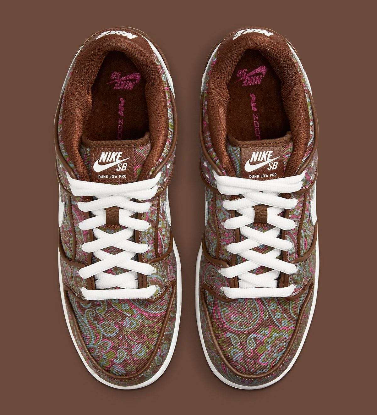 Nike SB Dunk Low Pro Paisley Brown