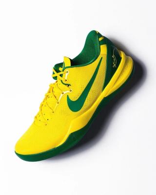 Nike Kobe 8 Oregon Ducks Yellow