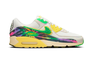 Grateful Dead x University of Oregon x Nike Air Max 90 "Grateful Ducks" collaboration.