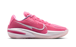 Nike G.T. Cut 1 "DMV" in a pink color scheme complete with cherry blossom motifs.