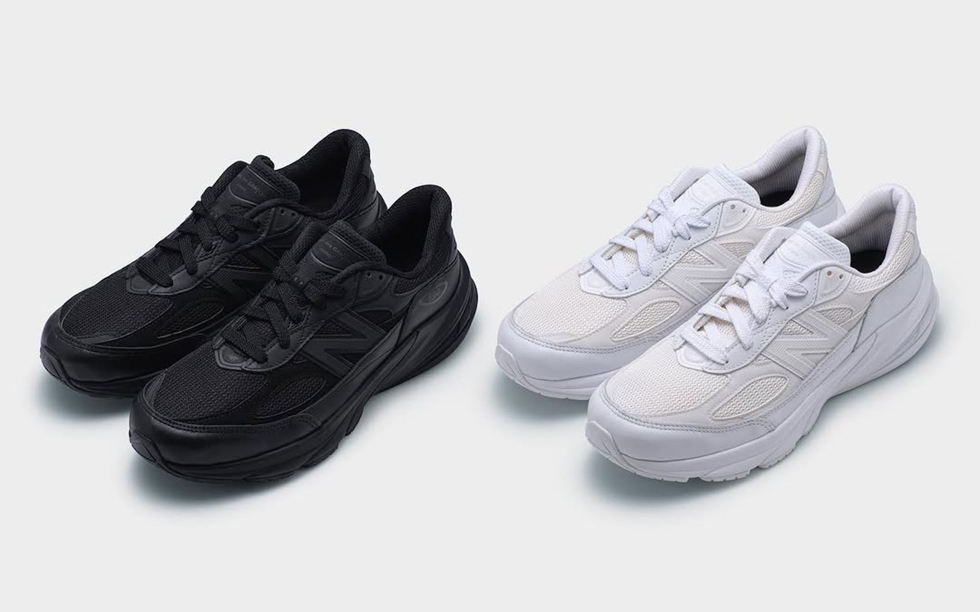 靴 COMMEdesGARCONS NewBalance 990v6 27cm New Balance 990v6 MiUSA Comme des Garçons Homme Black Men's