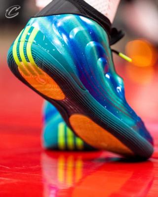 "Northern Lights" adidas Harden Vol. 10. Photo via Cleveland Cavaliers.