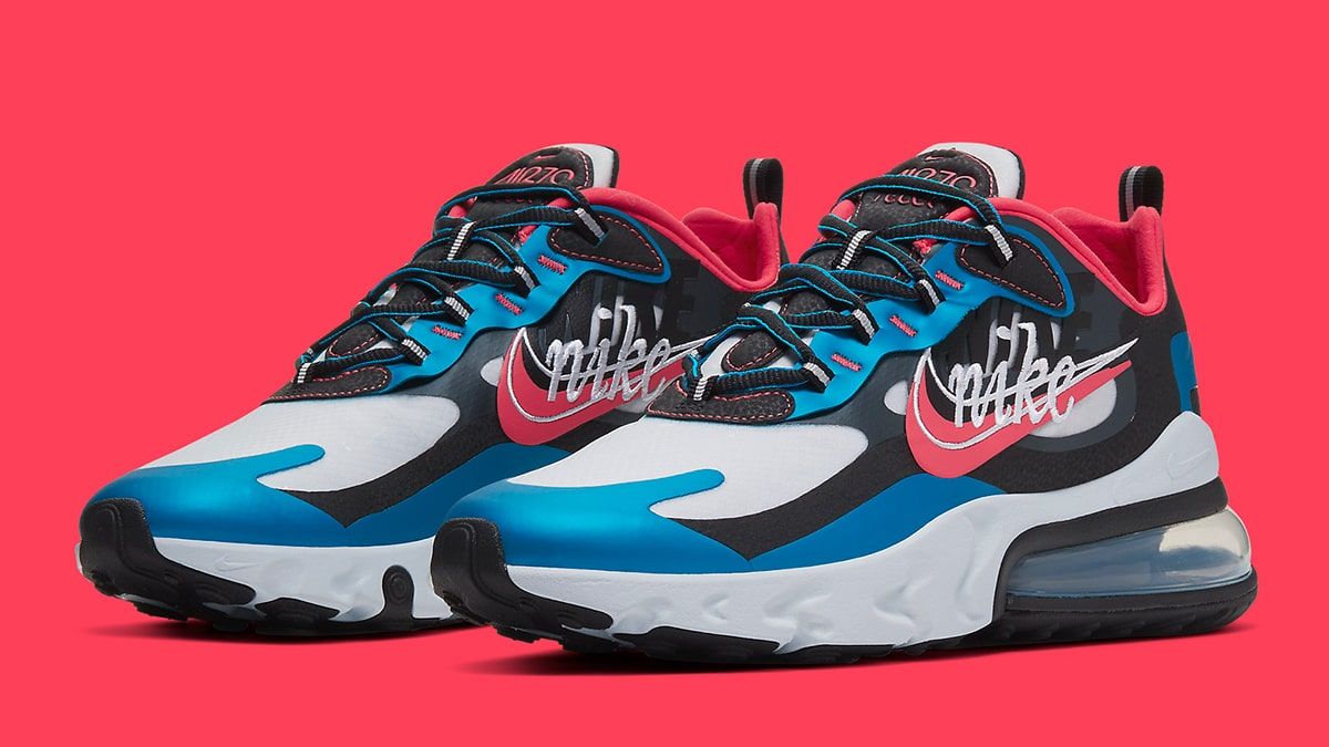 Nike air max 2025 270 react script swoosh