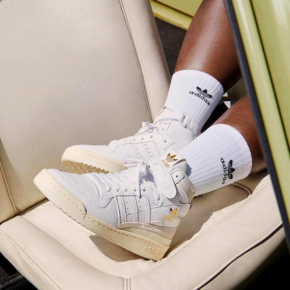 adidas Forum 84 High Appears with Elegant Gold Foil Hits