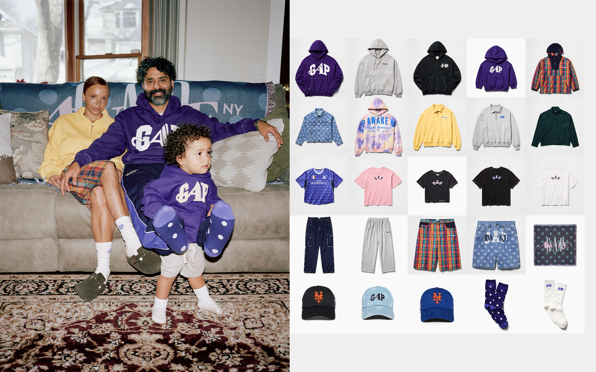 Awake NY's Inaugural Gap Collab Is Rooted in Family & Nostalgic Aspiration