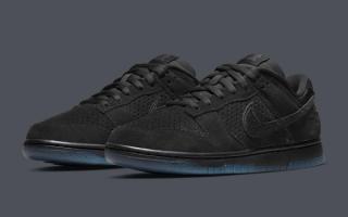 UNDEFEATED x Nike Dunk Low Appears in Stealthy Black Suede