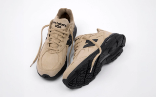 JJJJound's suede-covered New Balance 990v3 Made in USA collaboration for Fall/Winter 2026. Photo via JJJJound.