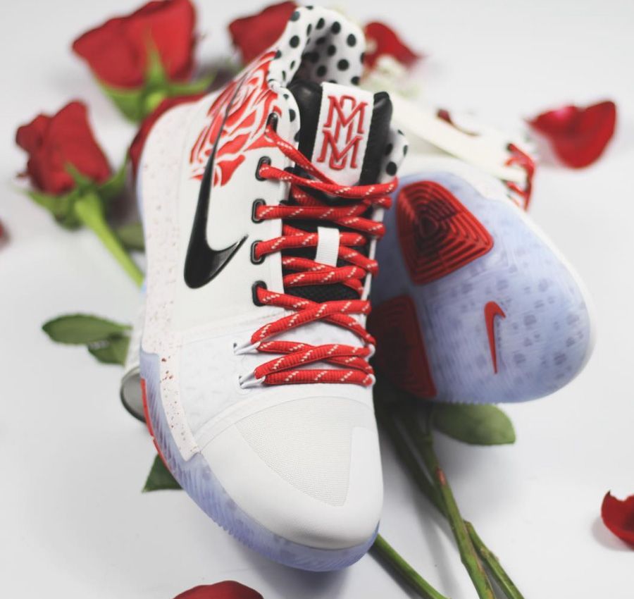 kyrie 3 mom red rose