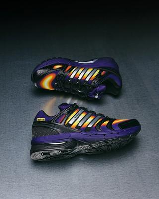 MENACE x adidas Adistar Control 5 "Heat Signature" collaboration.