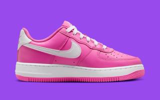 nike air force 1 low gs pink white fv5948 600 3