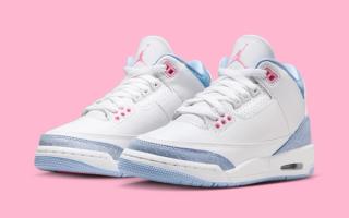 Air Jordan 3 GS "Cobalt Bliss/Pink Glow" 