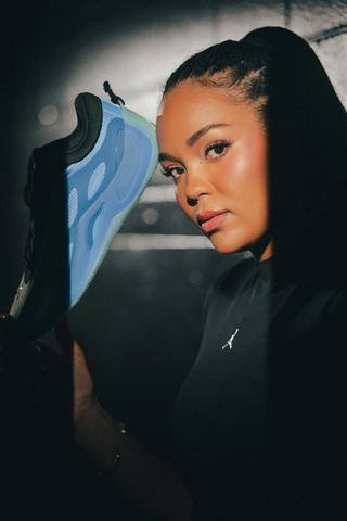 Napheesa Collier with her "Queen Phee" Jordan Heir Series 2 P.E. Photo via Nike.