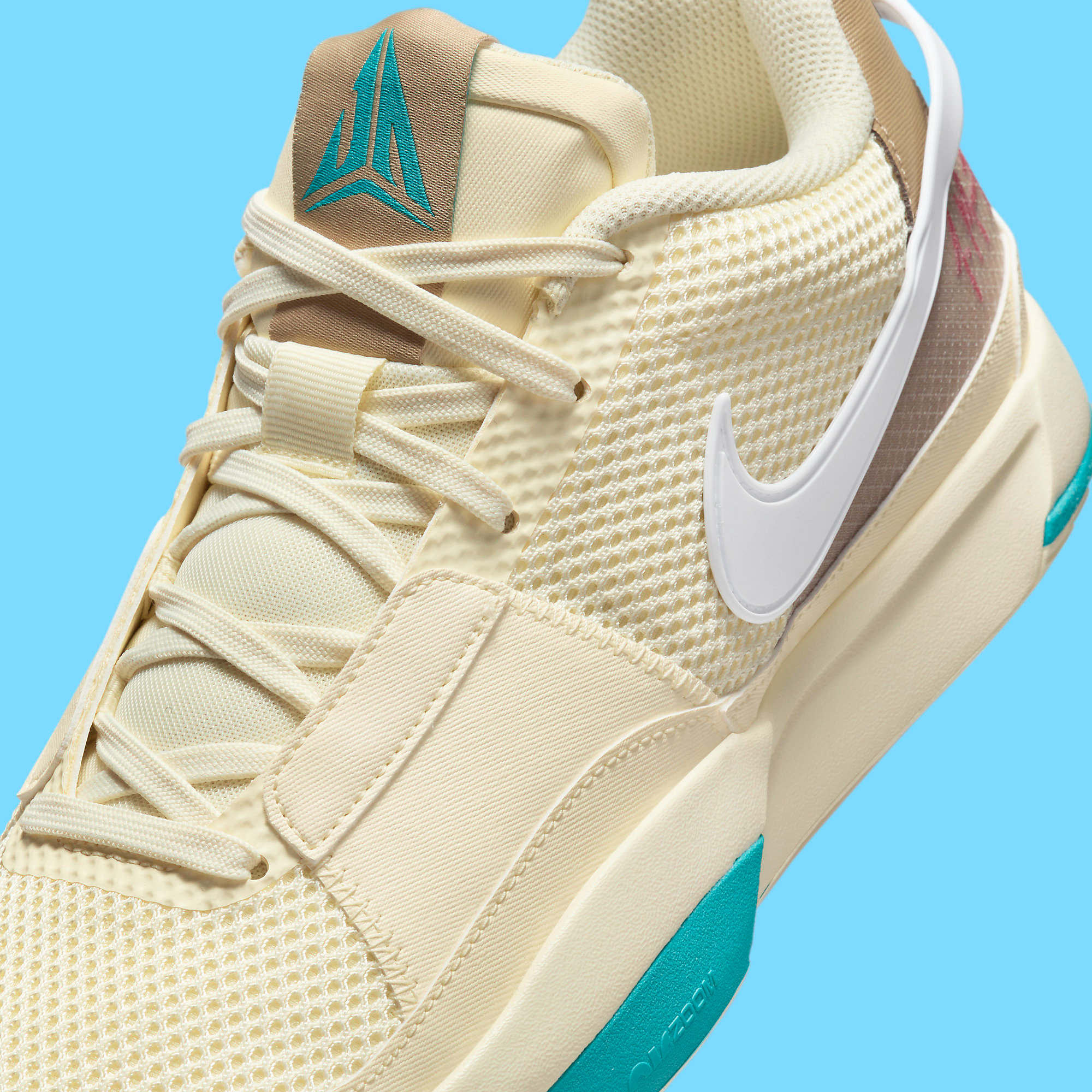 Nike Ja 1 Seasonal Ja Morant Sneakers Coconut Milk DR8785-102 Size Men\'s 11.5 NIKE Ja Morant Ja 1 DR8785 102 - Shiekh main image 2