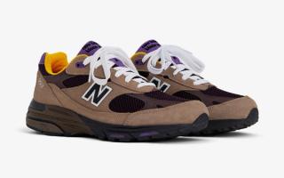 The New Balance 993 "Mushroom/Midnight Violet" Releases September 26