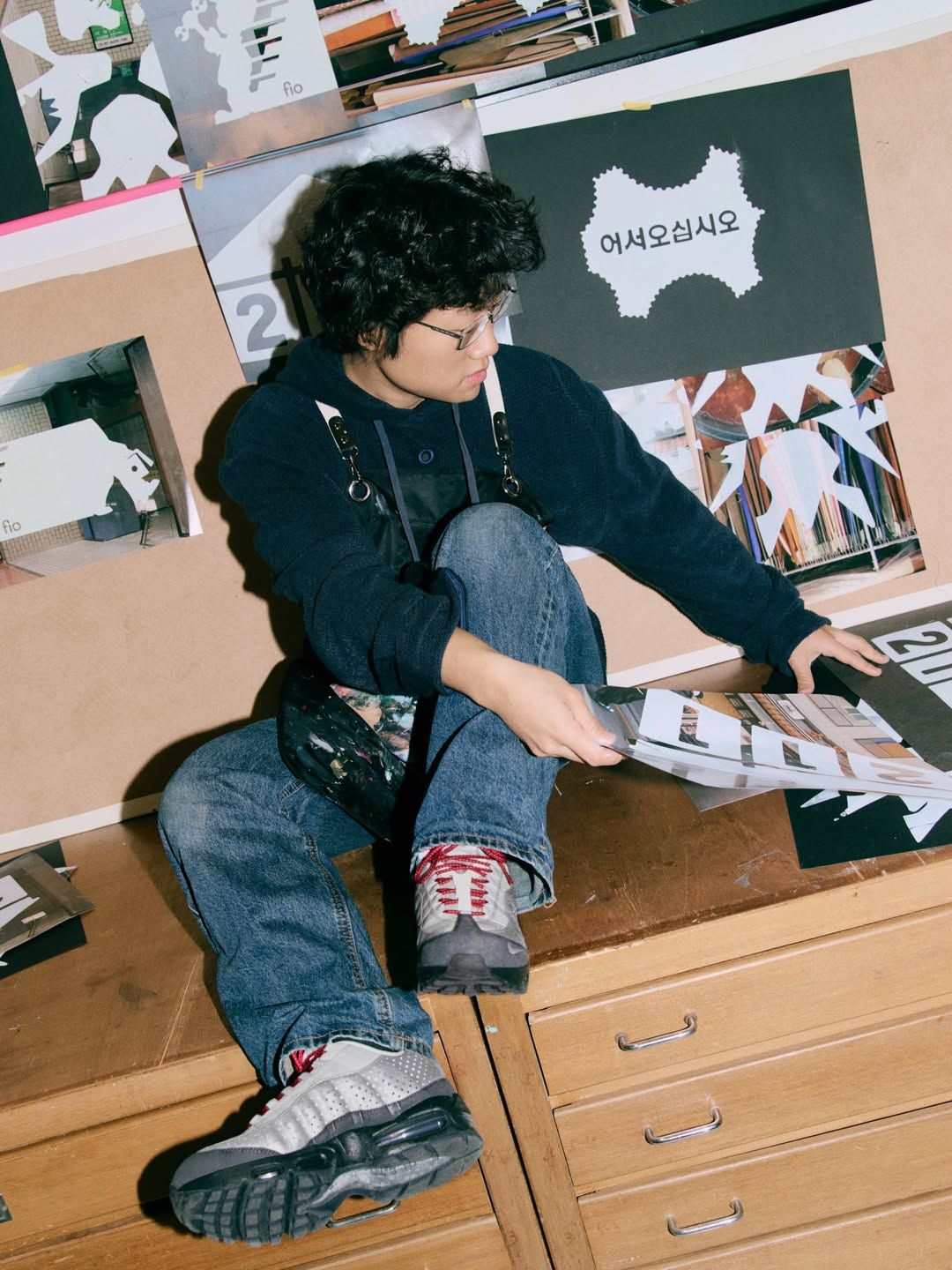 Campaign visual from Seoul's "City Pack" Air Max 95. Photo via Nike.