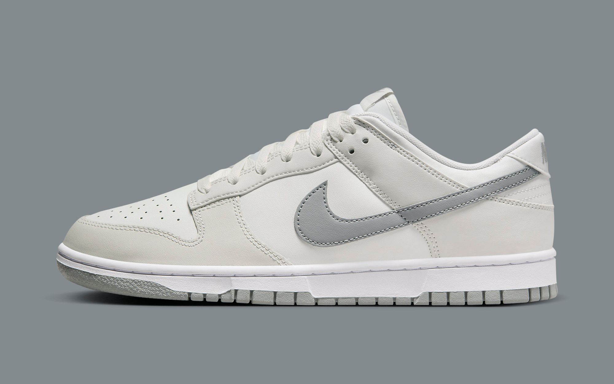 The Nike Dunk Low Surfaces in Summit White and Smoke Grey | House